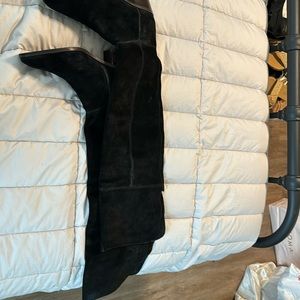 Coach over the knee suede boots